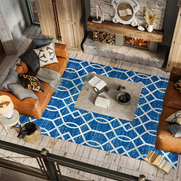 Asilah Ogee Fretwork Area Rug